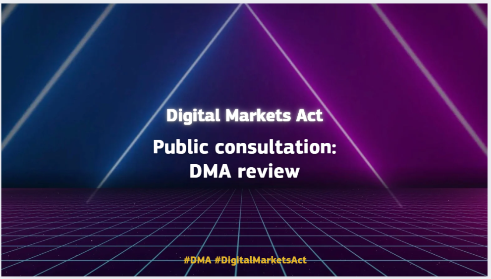 Digital Markets Act_Public Consultation visual